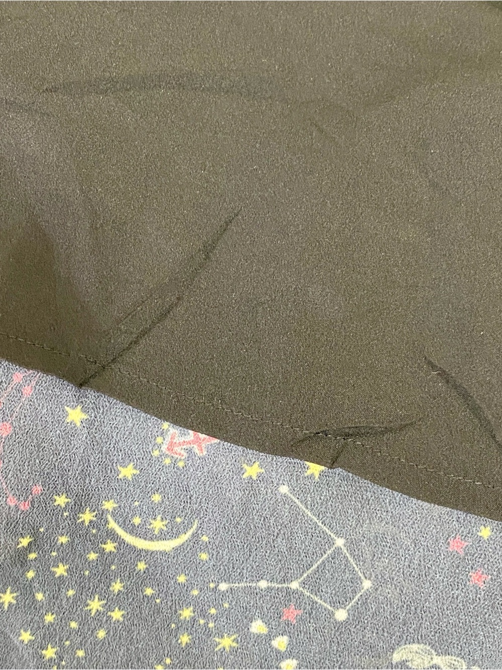 eShakti Custom Celestial Zodiac Constellation Button Front Pleated Dress - Picture 12 of 15